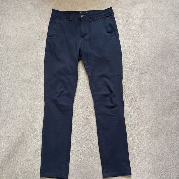 Men’s ASOS DESIGN skinny chinos suit pants in navy - Picture 1 of 2